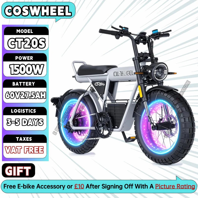 Compact Premium 20 inch Fat Tire E-Bike